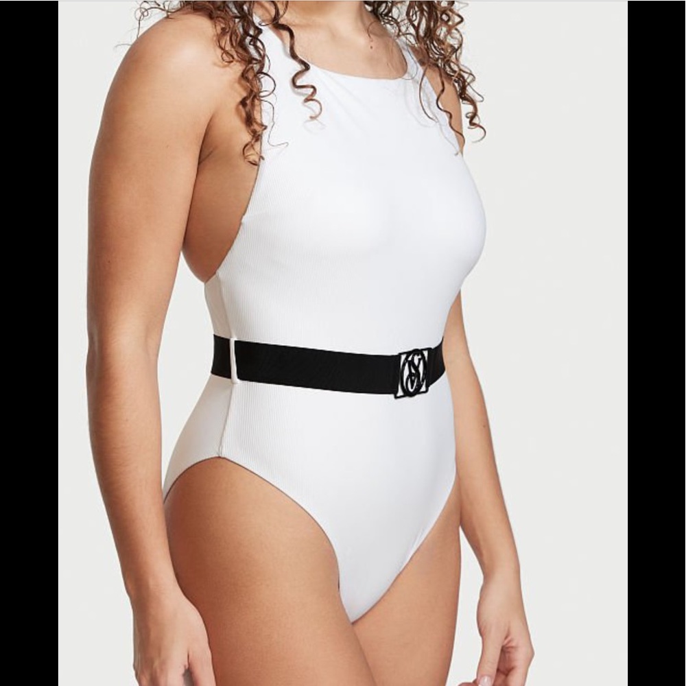 Victoria’s Secret Wild Wanderer Belted High Neck One Piece Swimsuit NWT